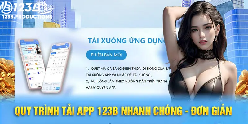 Các bước tải app 123B đơn giản, dễ thực hiện